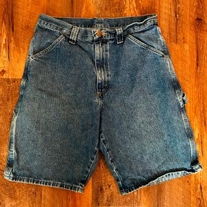 Men's Wrangler Carpenter Denim Shorts Size 30
